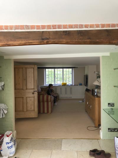 Refurbishment Listed Thatched Cottage Iwerne Minster - Emerald Painters Portfolio