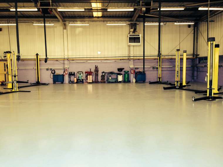 Garage Redecoration including Floor in Southampton - Emerald Painters Portfolio