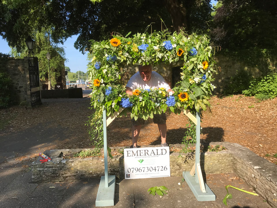 Christchurch Flower Festival Sponsor Emerald Painters in Dorset