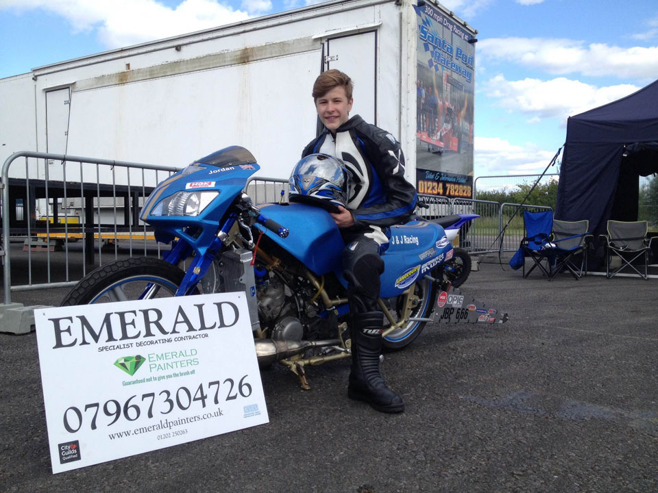 Emerald Painters Sponsoring Youth Drag Racing - Dorset