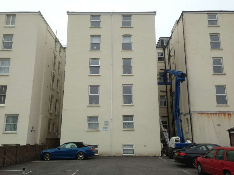 Exterior Painting to a Block of Flats - Emerald Painters Portfolio