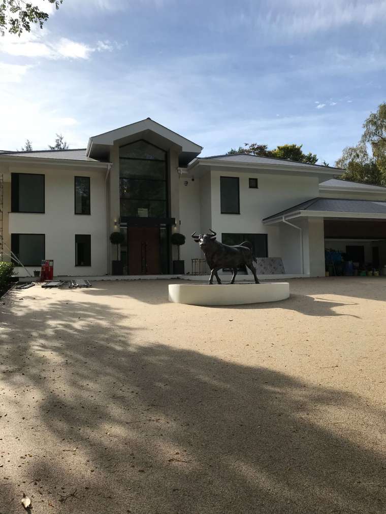 Exterior Painting of a House in Canford Cliffs Poole - Emerald Painters Portfolio