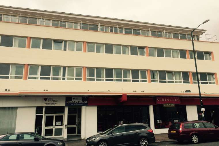 After - Exterior painting of student accommodation in Bournemouth