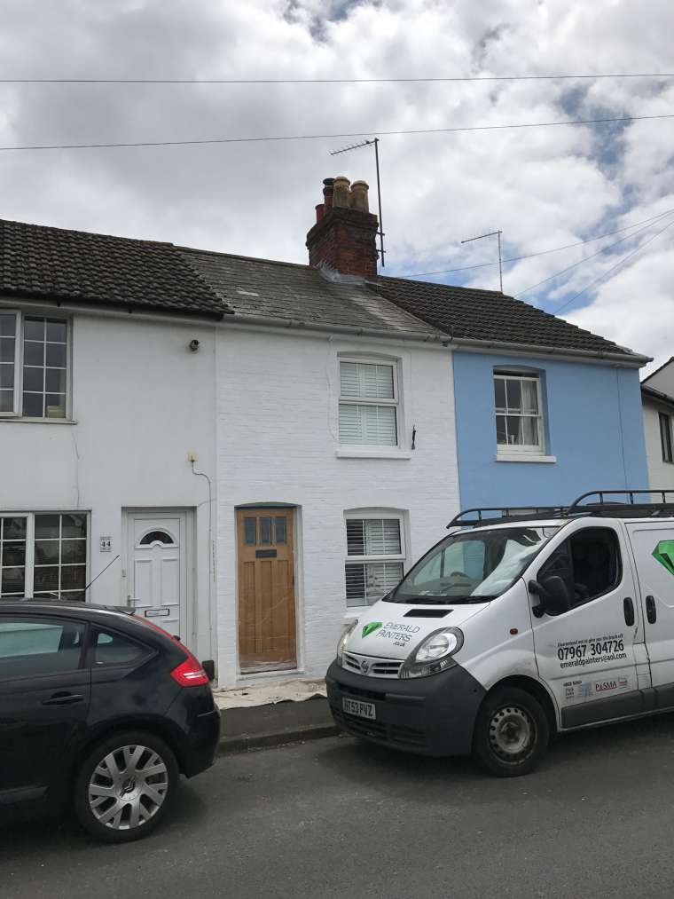 Exterior Painting of a Town House in Christchurch - Emerald Painters Portfolio