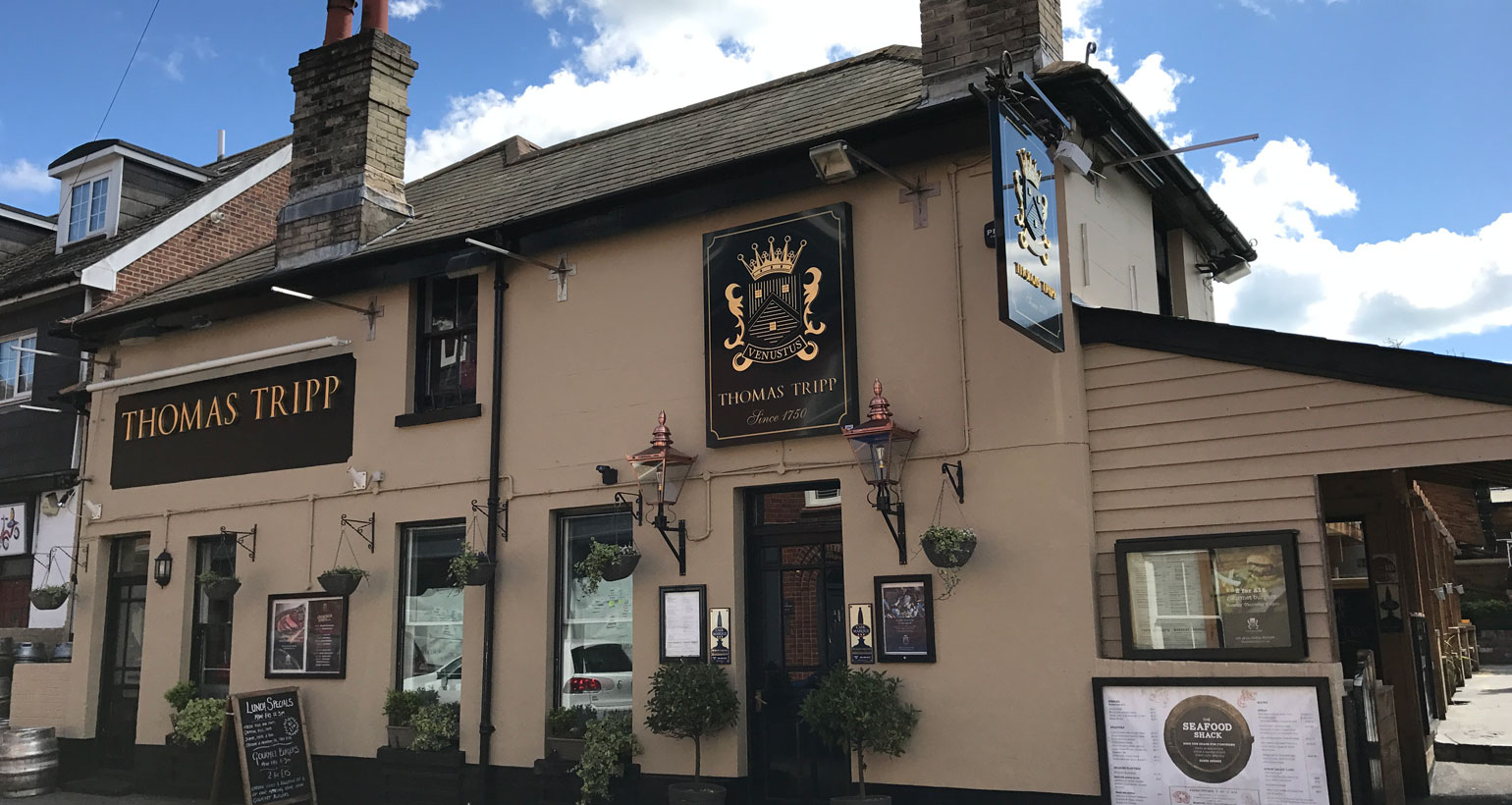 Exterior Decoration of Thomas Tripp Public House Christchurch