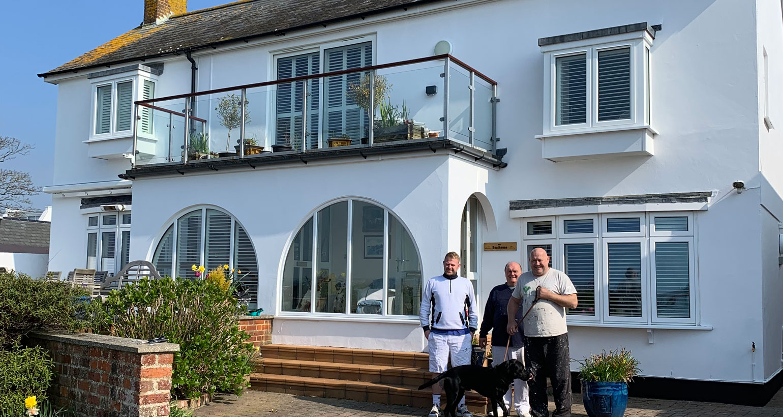 Featured Exterior Painting Contract at Mudeford for Local Councillor - Emerald Painters Portfolio