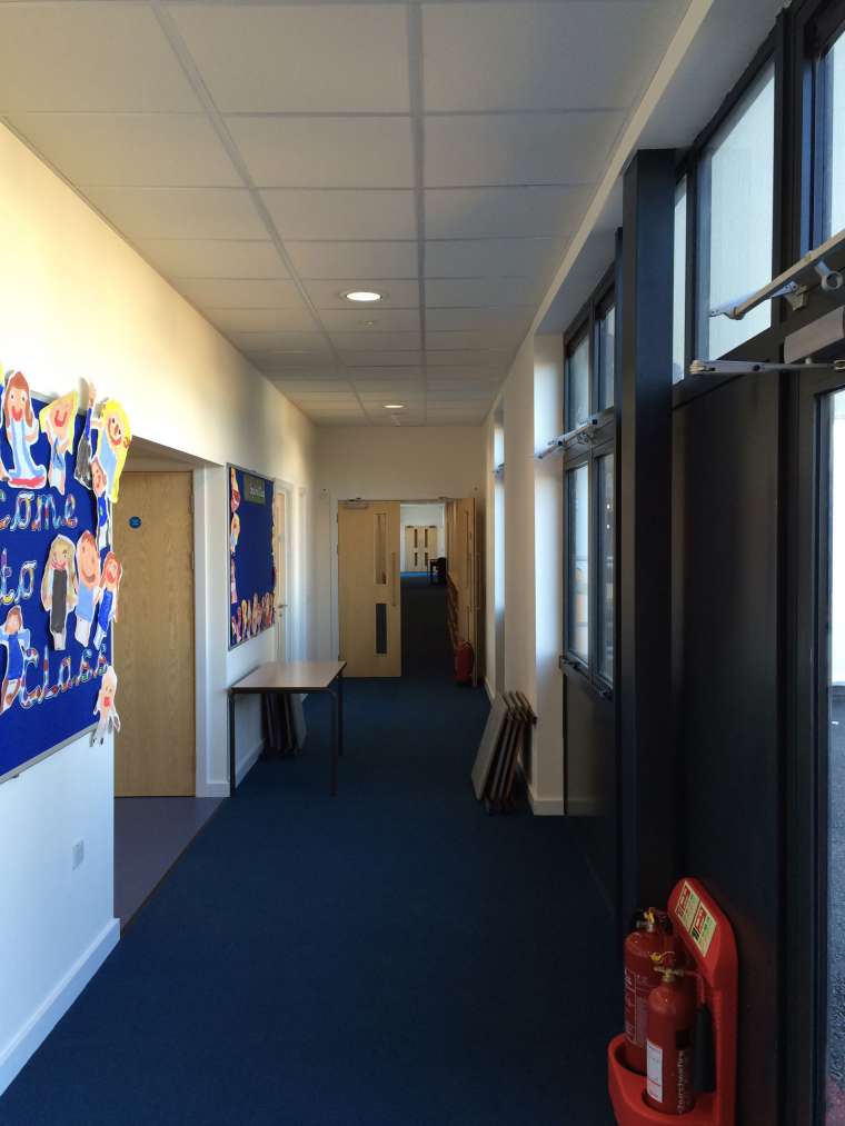 Internal Decoration of Avonwood Primary School in Bournemouth - Emerald Painters Portfolio