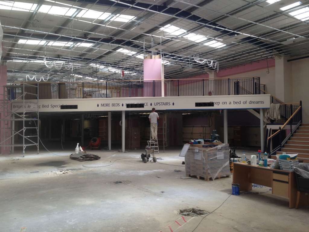 Before Purewell Electric Superstore in Christchurch Dorset - Emerald Painters Portfolio Before Purewell Electric Superstore in Christchurch Dorset - Emerald Painters Portfolio