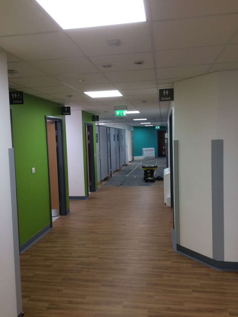 X-Ray Department Painting Christchurch Hospital - Emerald Painters Portfolio
