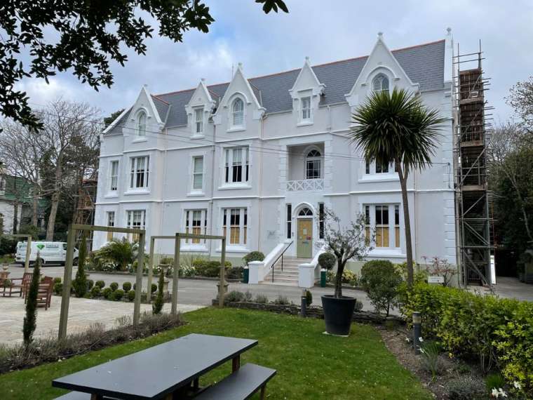 Refurbishment of The Green House Hotel Bournemouth - Finished Exterior Hotel After by Emerald Painters